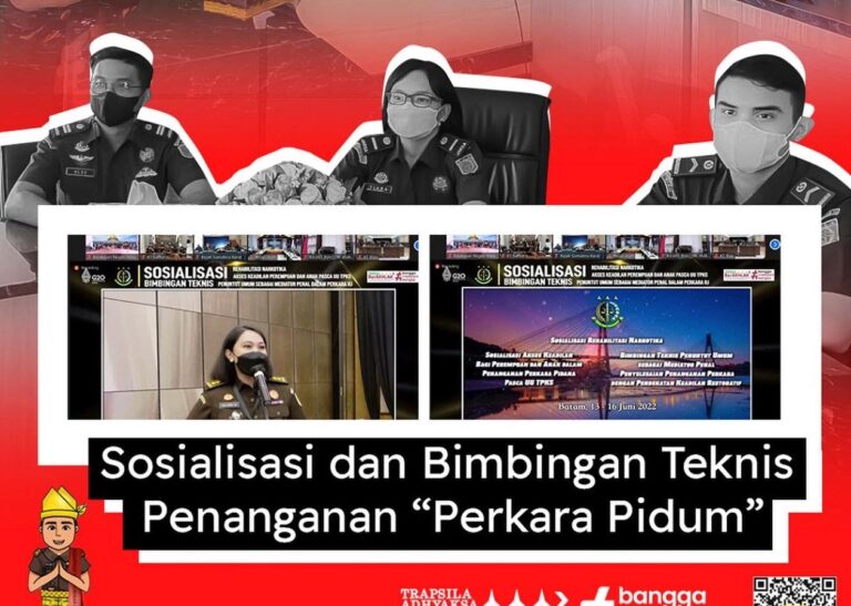 kegiatan Sosialisasi dan Bimbingan Teknis Penanganan Perkara Pidum secara Virtual