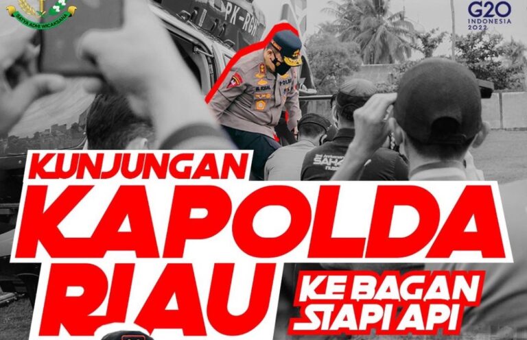 Acara Penyambutan Kunjungan Kerja Kapolda Riau dalam rangka Ramah tamah