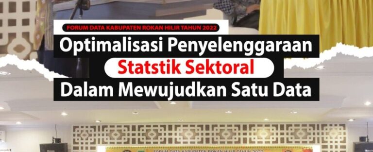 Kasi Barang Bukti Menghadiri Acara Forum Data Kabupaten Rokan Hilir Tahun 2022