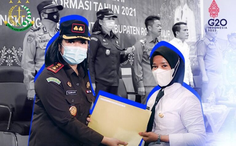Kajari Rohil, Yuliarni Appy,S.H.,MH menghadiri Acara Penyerahan Surat Keputusan Pengangkatan PPPK