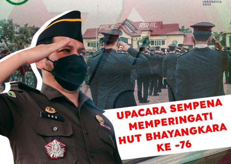 Upacara Sempena Memperingati HUT Bhayangkara Ke-76