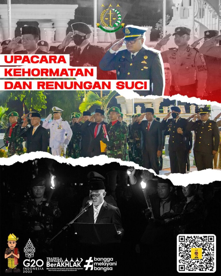 UPACARA KEHORMATAN DAN RENUNGAN SUCI