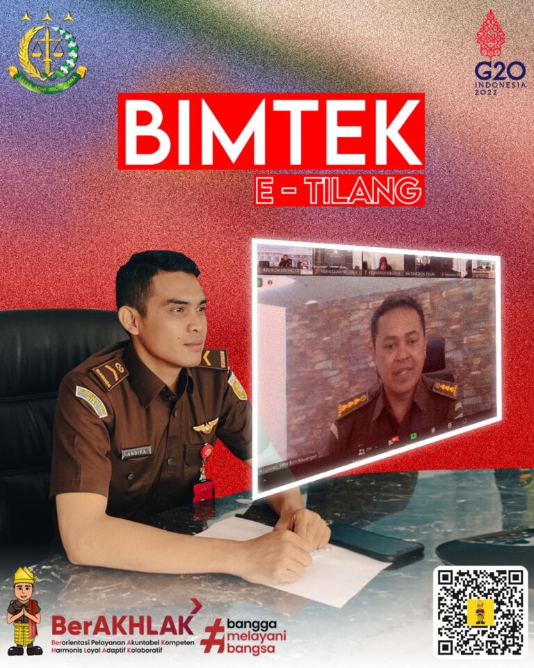 Bimbingan Teknis Implementasi Aplikasi E-Tilang Kejaksaan