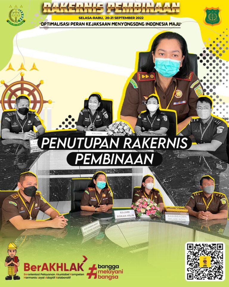 Penutupan Rakernis Pembinaan Kejaksaan RI tahun 2022