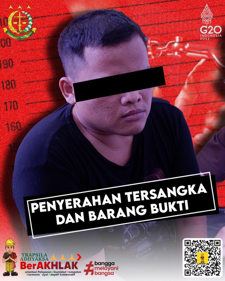 Penyerahan tersangka dan barang bukti “Tahap 2”, Kamis- 22 september 2022