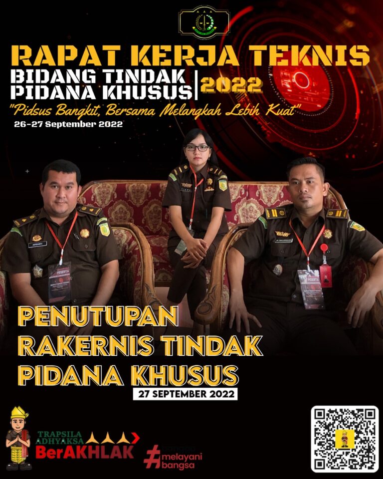 PENUTUPAN RAKERNIS BIDANG PIDANA KHUSUS TAHUN 2022