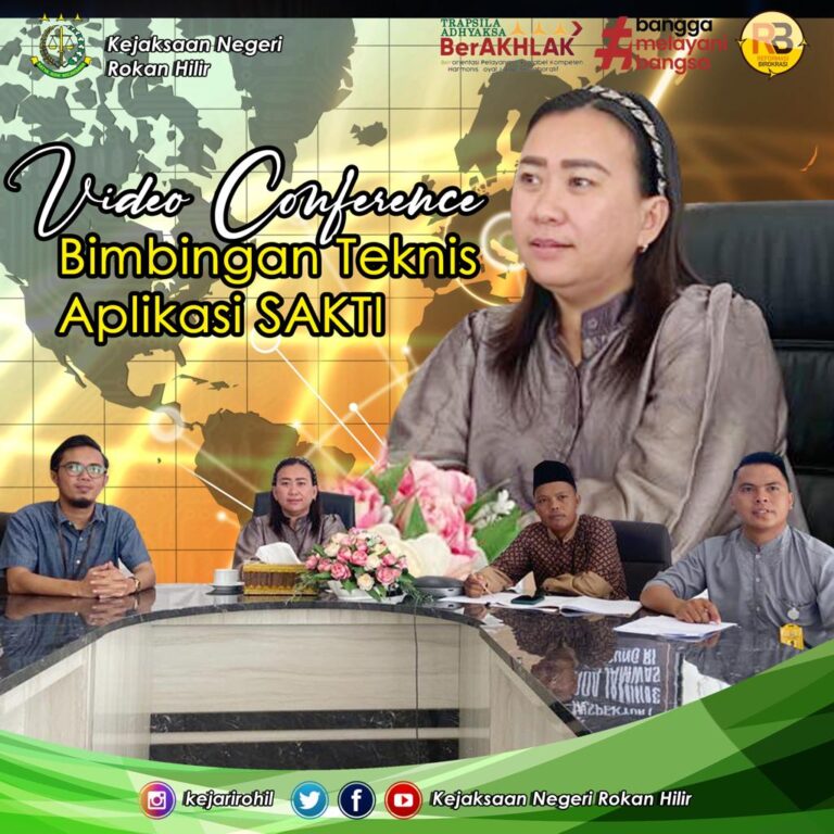 Kaubagbin beserta Staff mengikuti VICON Bimbingan Teknis Aplikasi Sakti