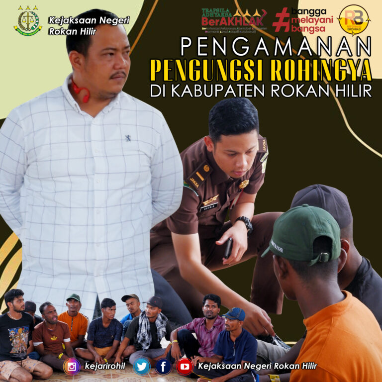 Melakukan Pengamanan kepada 11 Orang Pengungsi Rohingnya di Wilayah Kabupaten Rokan Hilir -RABU, 03 JANUARI 2024