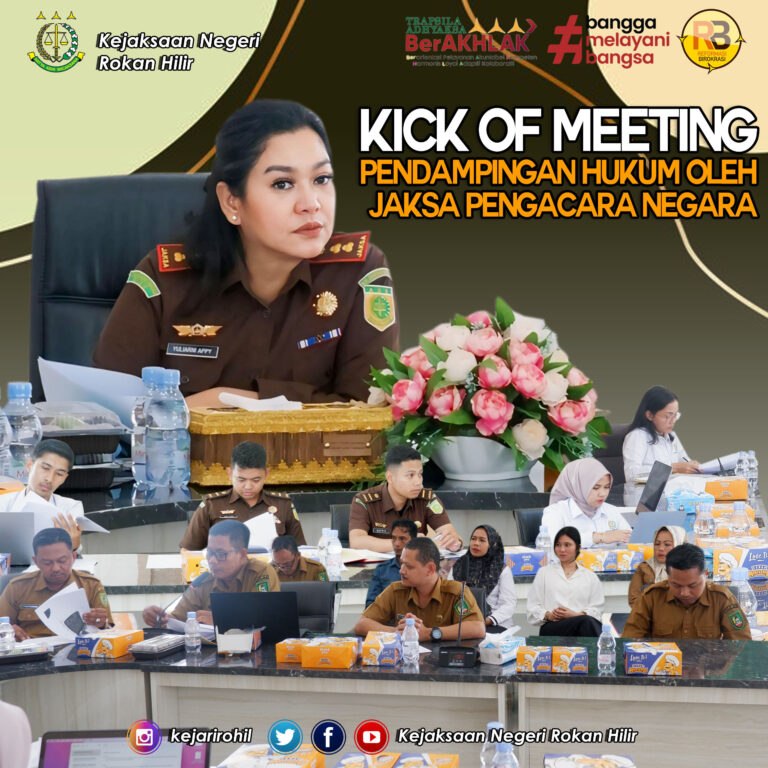 Kick Off Meeting bersama Dinas Komunikasi, Informatika, Statistik dan Persandian Kabupaten Rokan Hilir terkait Pelaksanaan Kegiatan Tahun 2024. Selasa, 26 Februari 2024