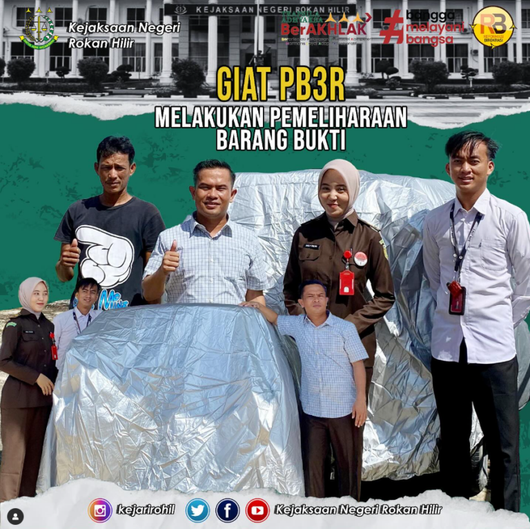 PEMELIHARAAN BARANG BUKTI KEJARI ROKAN HILIR