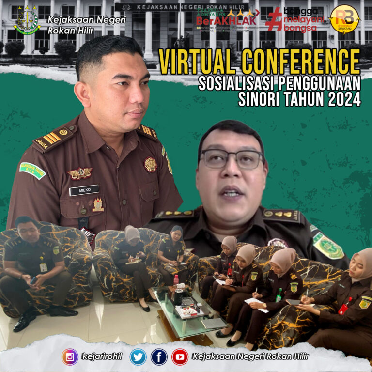 Virtual Conference Sosialisasi Penggunaan SINORI Tahun 2024
