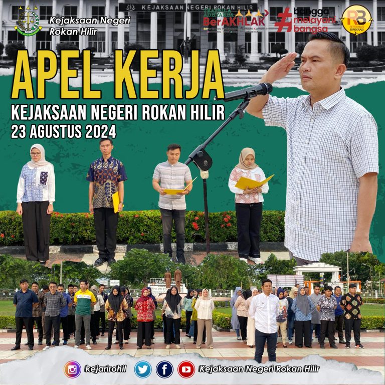 APEL KERJA – JUMAT, 23 AGUSTUS 2024