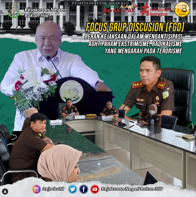 Focus Grup Discusion (FGD) “Peran Kejaksaan dalam Mengantisipasi AGHT Paham Ekstrimisme, Radikalisme yang mengarah pada Terorisme”