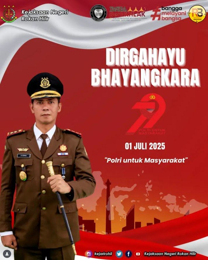 Dirgahayu Hari Bhayangkara ke-79 1 Juli 2025 “Polri untuk Masyarakat”