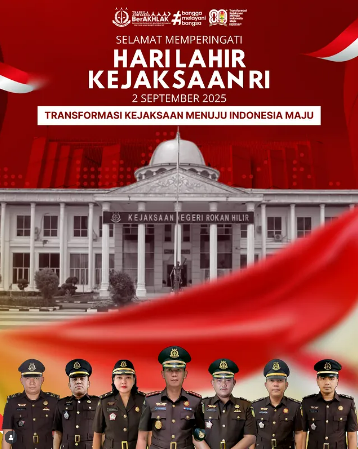 Selamat Hari Lahir Kejaksaan Republik Indonesia ke-80 2 September 2025