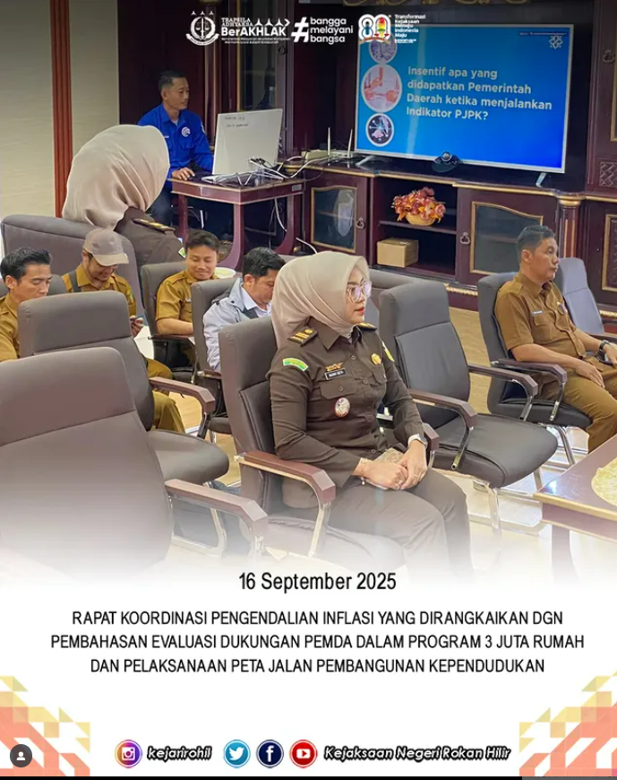 Rapat Koordinasi Pengendalian Inflasi & Evaluasi Program Pembangunan