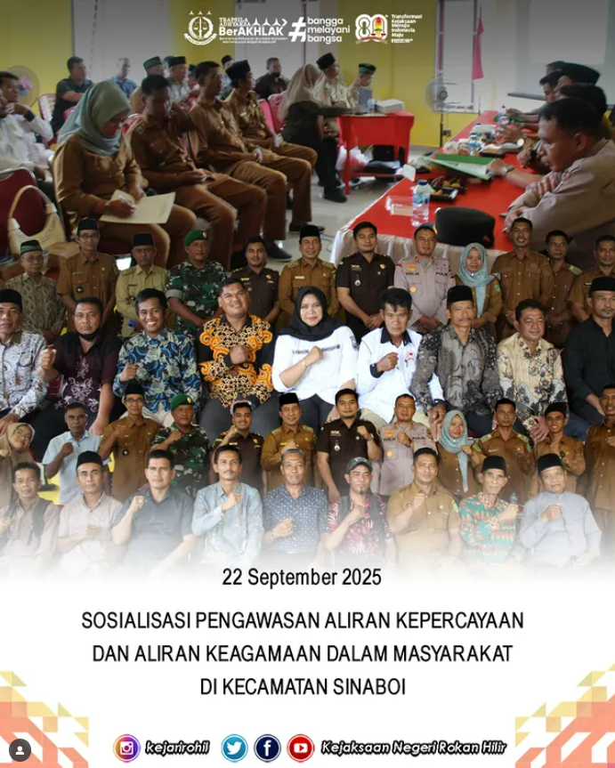Sosialisasi Pengawasan Aliran Kepercayaan dan Aliran Keagamaan dalam Masyarakat