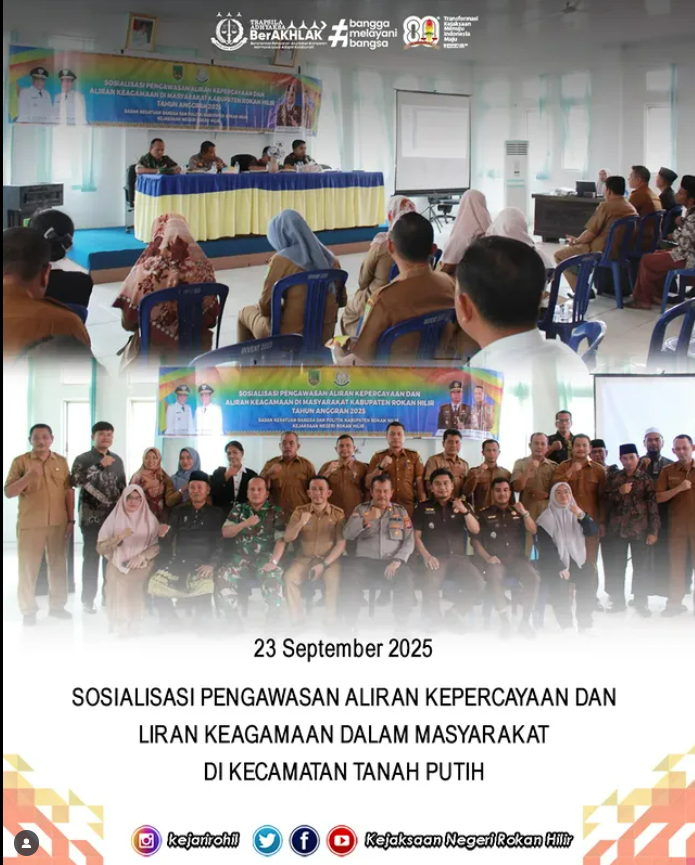 Sosialisasi Pengawasan Aliran Kepercayaan dan Aliran Keagamaan dalam Masyarakat