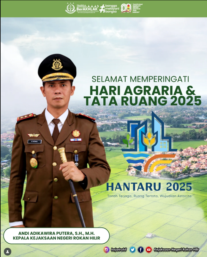 Selamat Hari Agraria dan Tata Ruang Nasional 2025 24 September 2025
