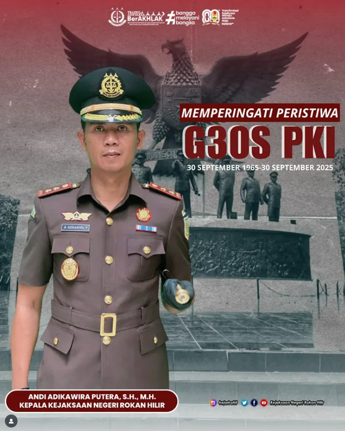 “30 September – Mengenang Peristiwa G30S/PKI”