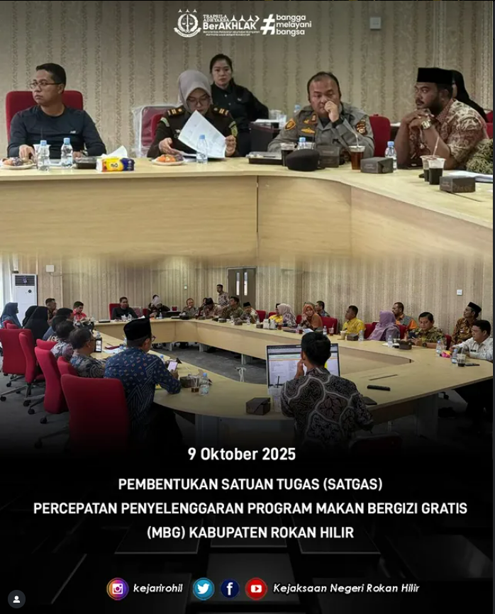 Pembentukan Satuan Tugas (Satgas) Percepatan Penyelenggaraan Program Makan Bergizi Gratis (MBG)