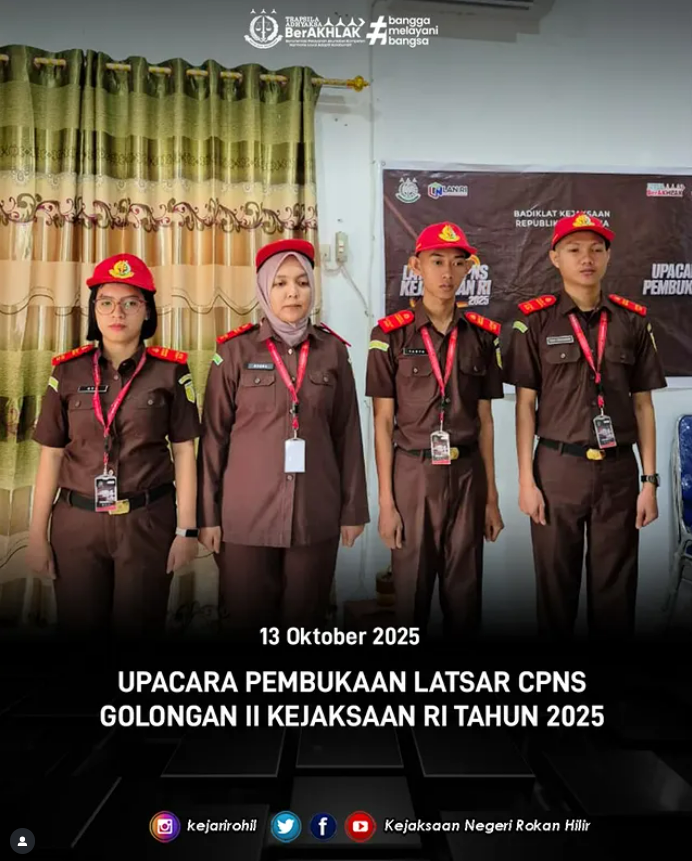 UPACARA PEMBUKAAN LATSAR CPNS GOLONGAN II KEJAKSAAN RI TAHUN 2025