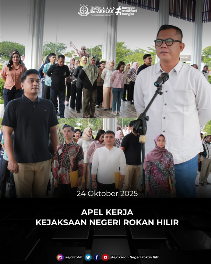 Apel Pagi Kejaksaan Negeri Rokan Hilir | Jumat, 24 Oktober 2025