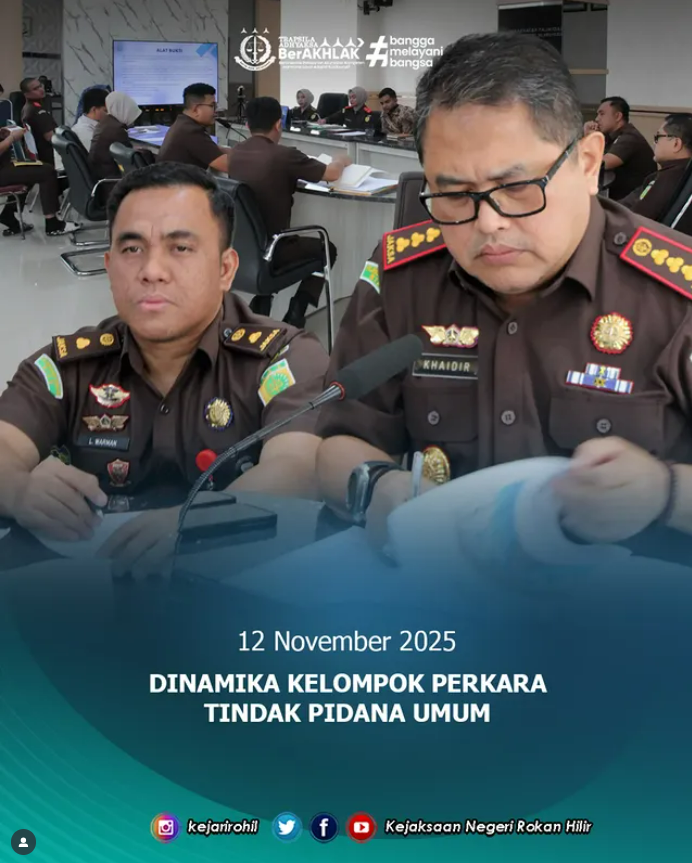 DINAMIKA KELOMPOK BIDANG TINDAK PIDANA UMUM