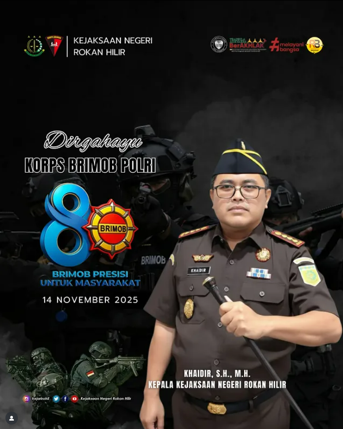 DIRGAHAYU KE-80 KORPS BRIMOB POLRI
