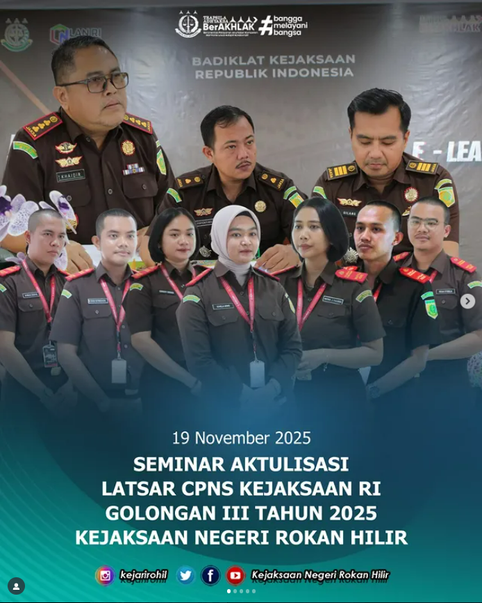 SEMINAR AKTUALISASI LATSAR CPNS KEJAKSAAN RI GOLONGAN III TAHUN 2025