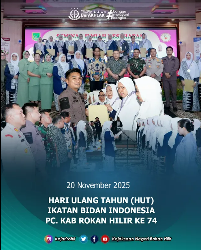SEMINAR ILMIAH KESEHATAN HUT IBI KE-74 TINGKAT KABUPATEN ROKAN HILIR