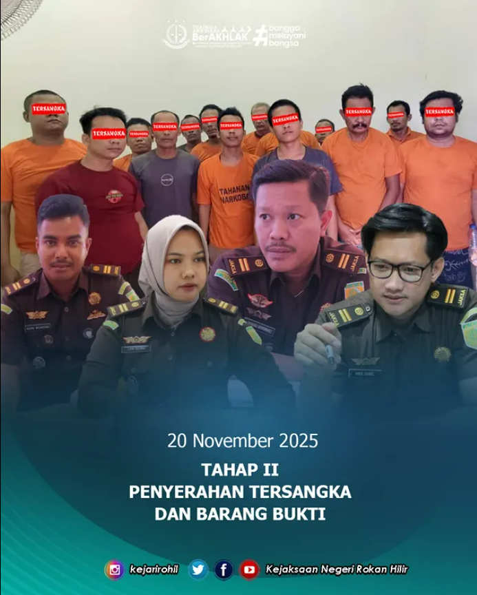Tahap Dua Pidana Umum – Kamis, 20 November 2025