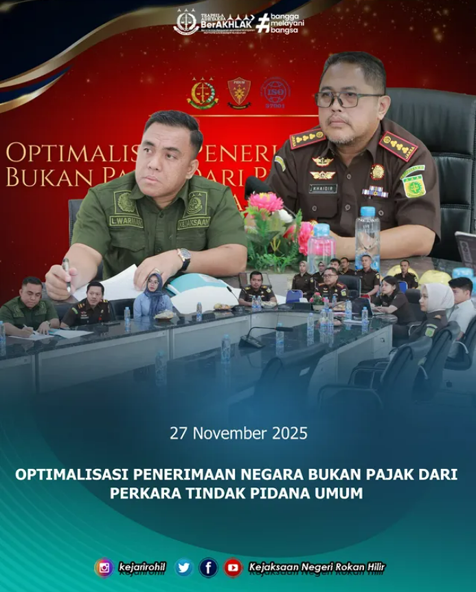 Optimalisasi Penerimaan Negara Bukan Pajak (PNBP) dari Perkara Tindak Pidana Umum secara online