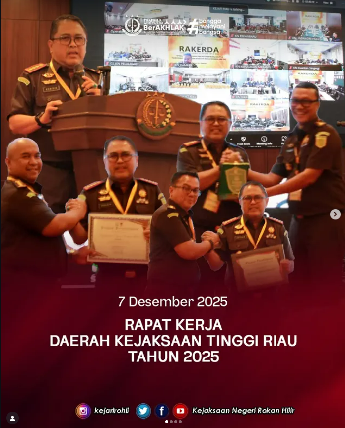 RAPAT KERJA DAERAH KEJAKSAAN TINGGI RIAU TAHUN 2025