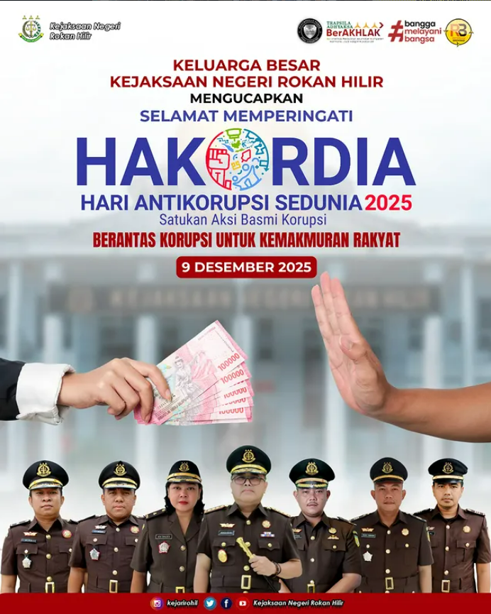 Selamat Memperingati Hari Antikorupsi Sedunia (HAKORDIA) 2025