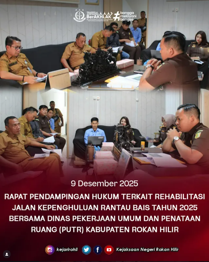 RAPAT PENDAMPINGAN HUKUM REHABILITASI JALAN KEPENGHULUAN RANTAU BAIS TAHUN 2025