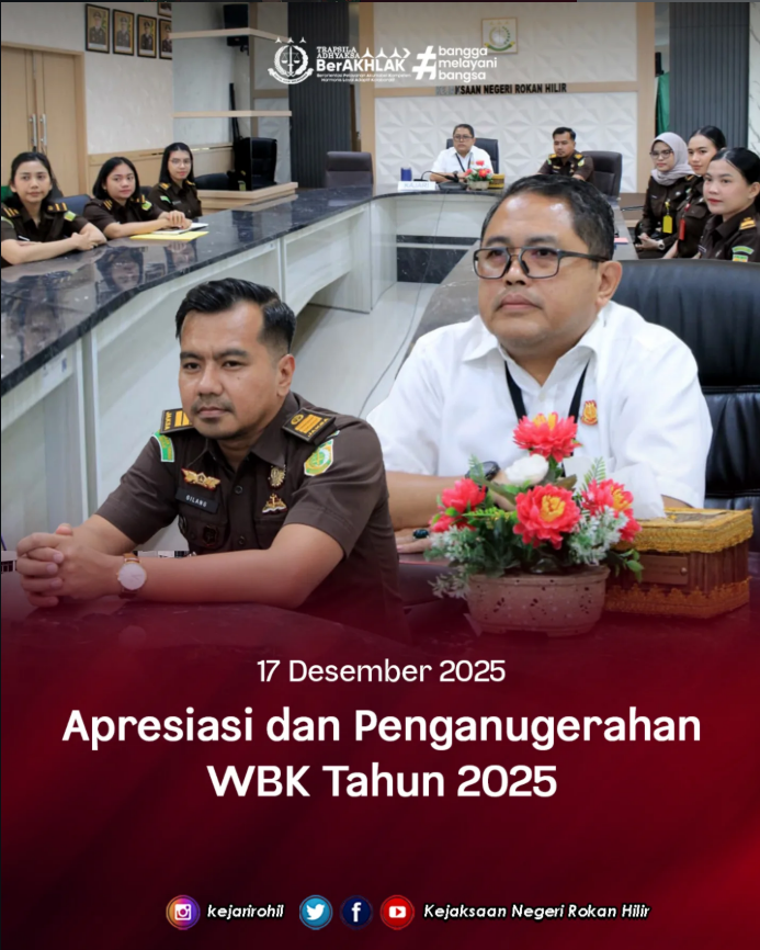 APRESIASI DAN PENGANUGERAHAN WBK TAHUN 2025