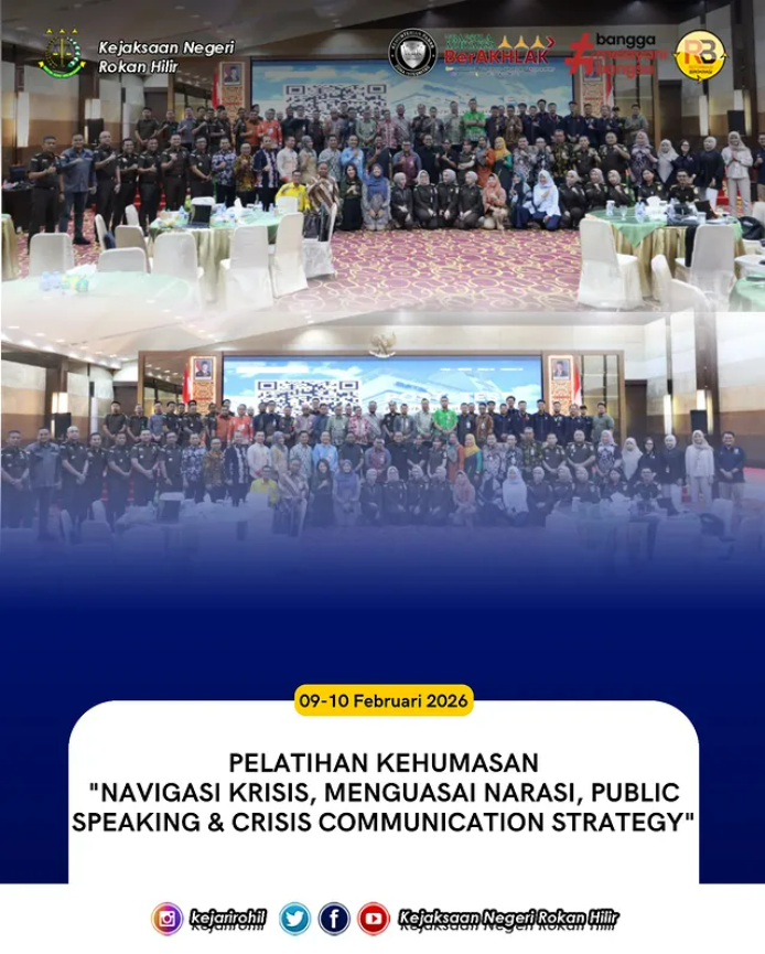 Staff Intelijen Alan Sandika menghadiri kegiatan Pelatihan “Navigasi Krisis, Menguasai Narasi: Public Speaking & Crisis Communication Strategy”