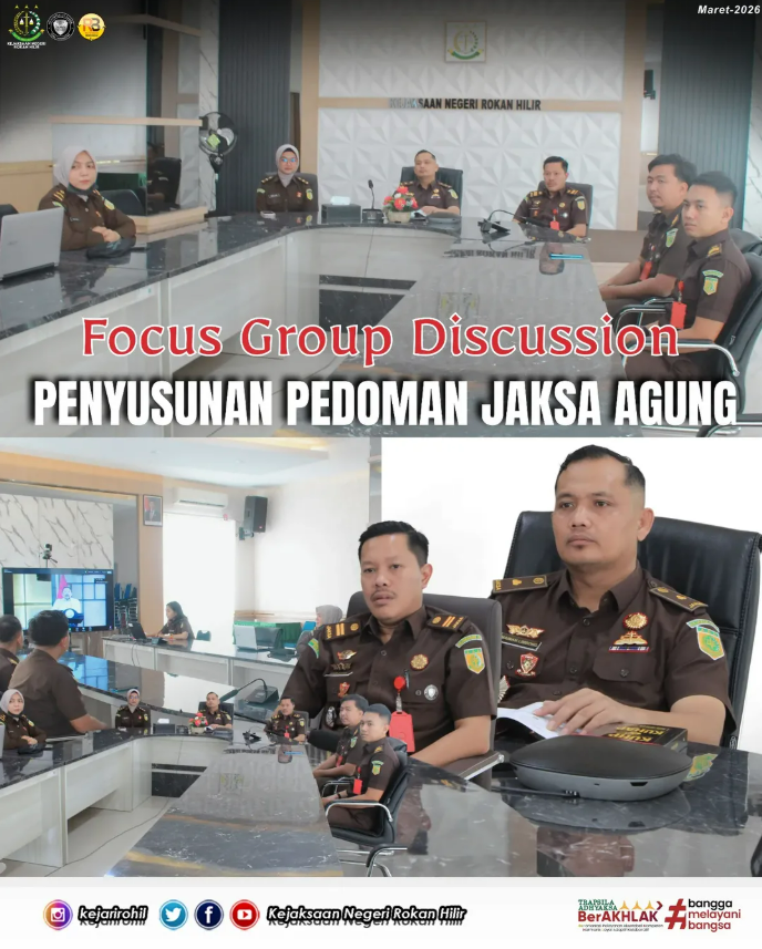 Focus Group Discussion Penyusunan Pedoman Jaksa Agung