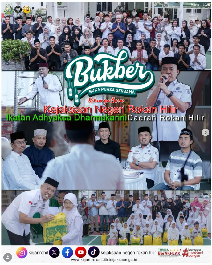 Buka Puasa Bersama Kejaksaan Negeri Rokan Hilir Ramadan 1447H