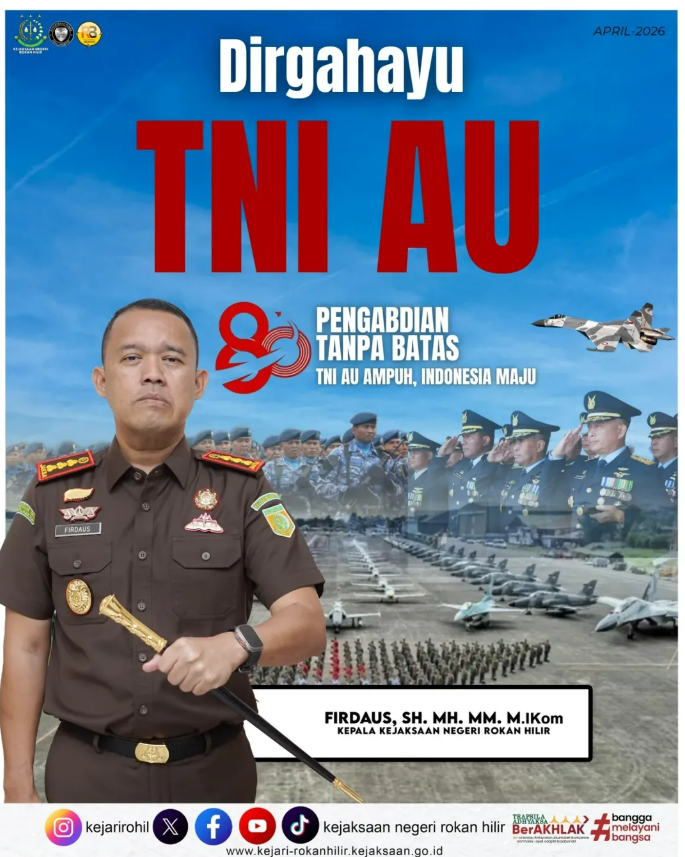 Dirgahayu Tentara Nasional Indonesia Angkatan Udara ke-80 Tahun 2026