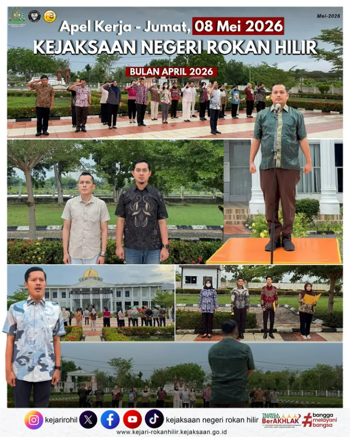 Apel Kerja Kejaksaan Negeri Rokan Hilir Jumat, 08 Mei 2026