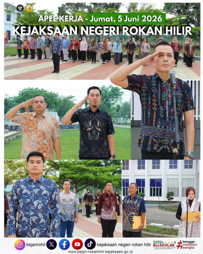 APEL KERJA Kejaksaan Negeri Rokan Hilir